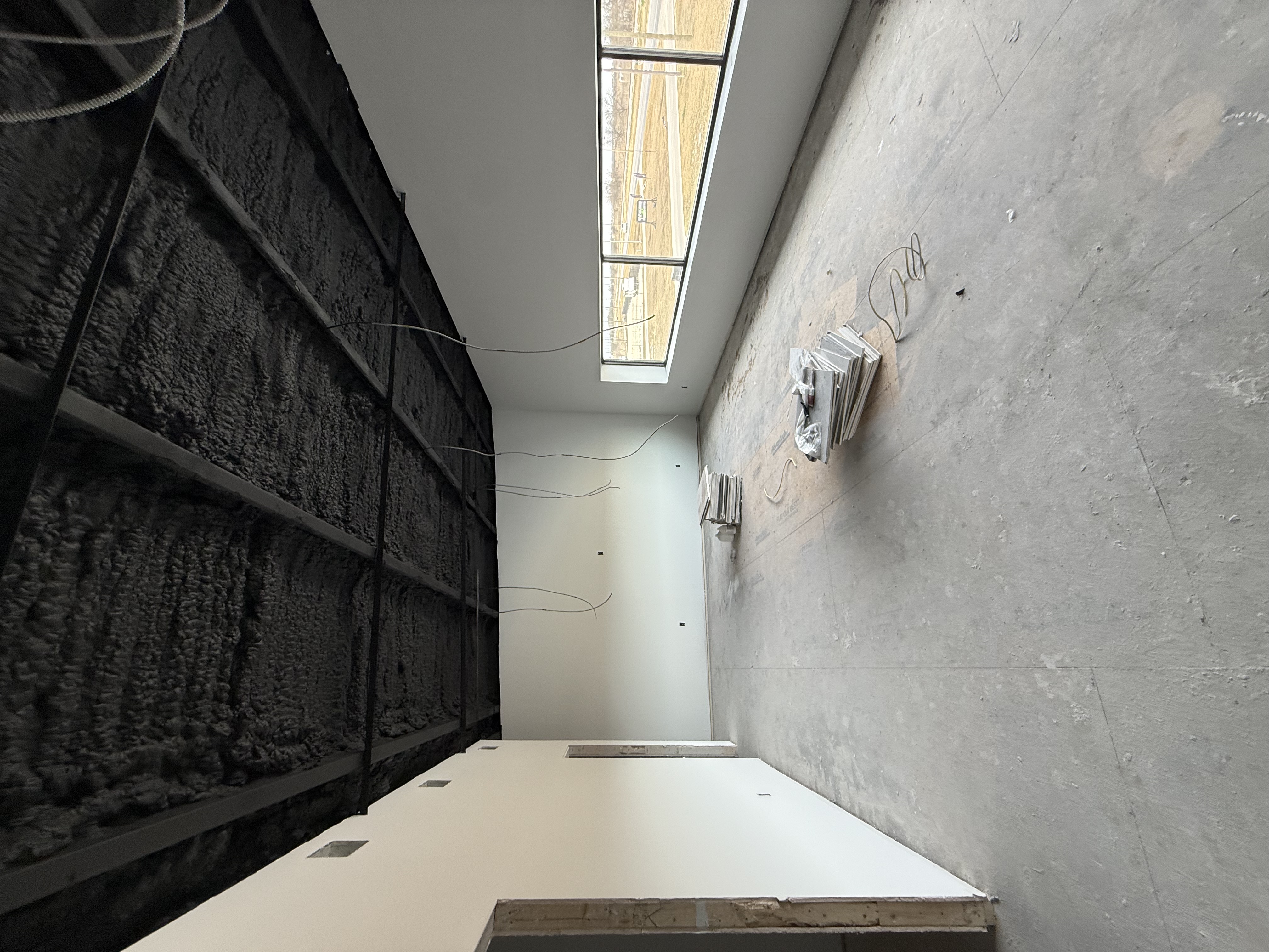 Drywall tape, bed, and texture