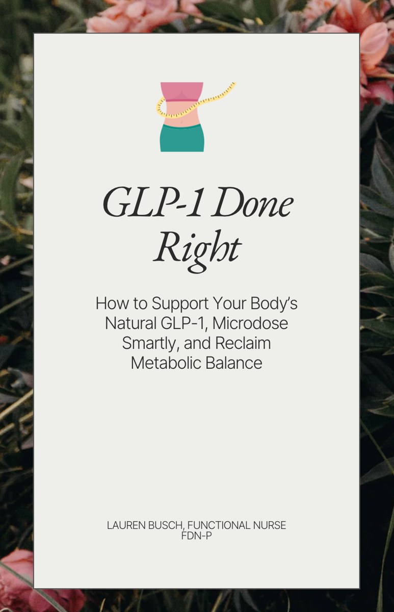 How to Naturally Boost GLP-1 e-book cover