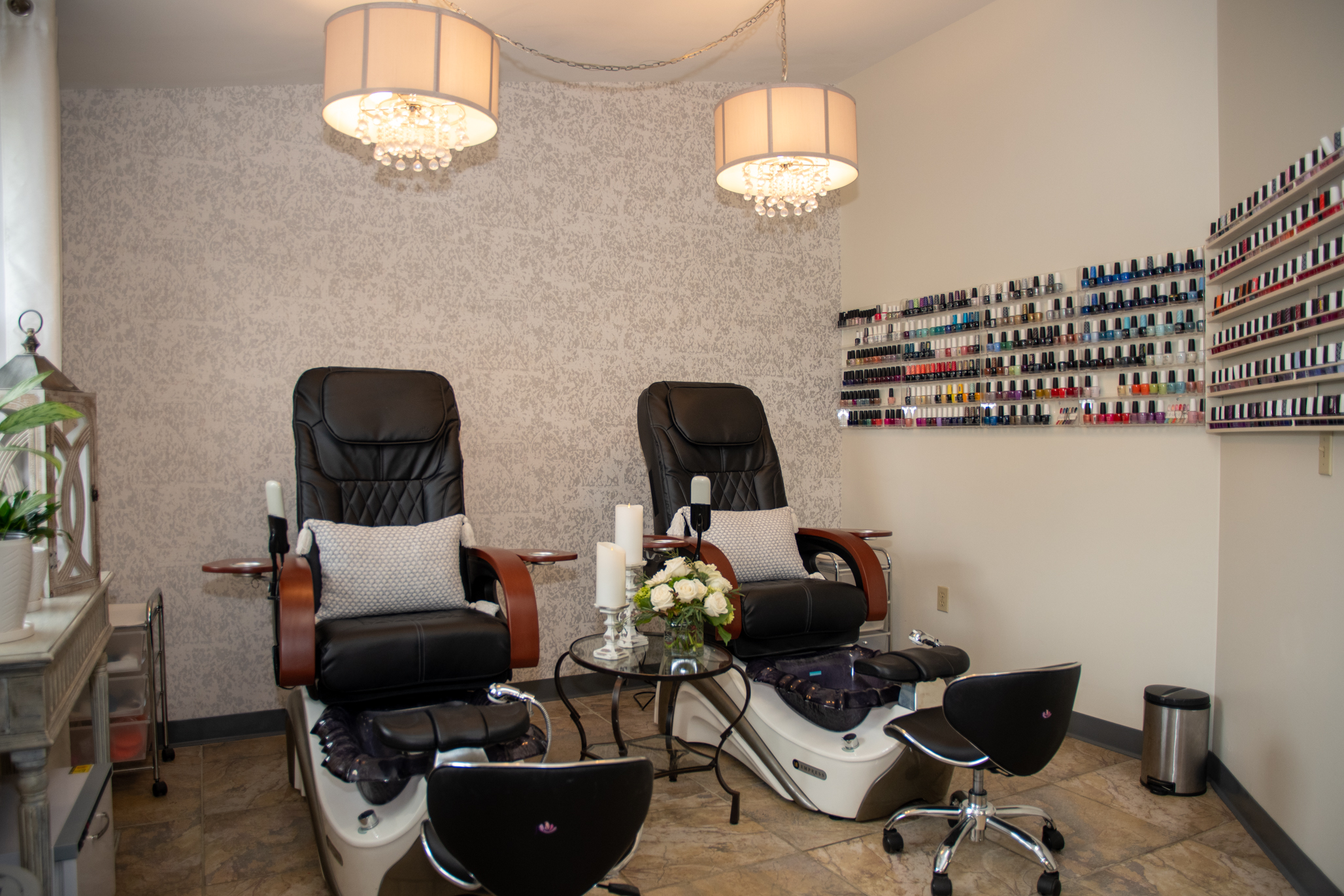Pedicure station
