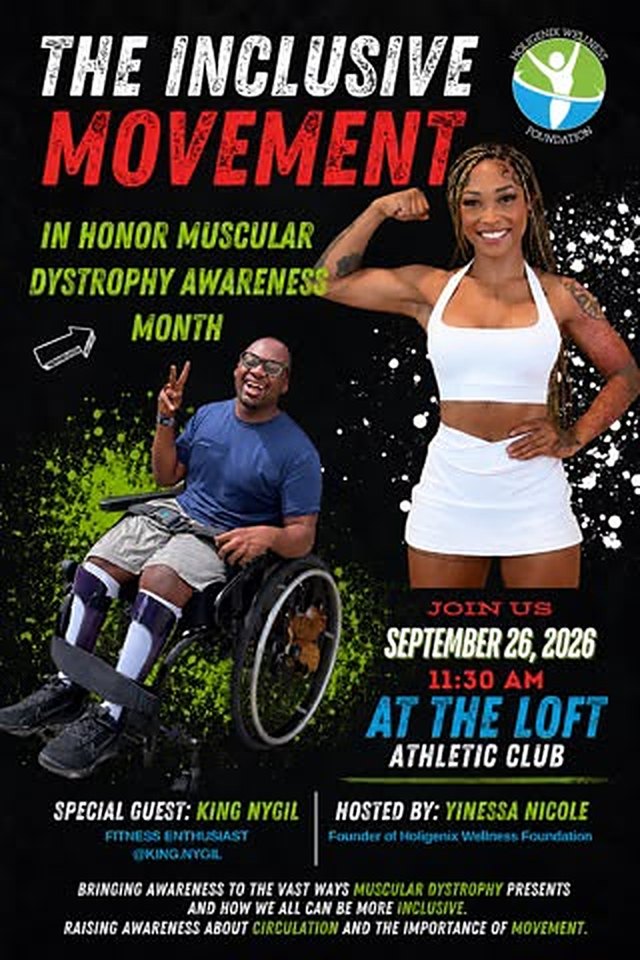 Official event flyer for The Inclusive Movement
