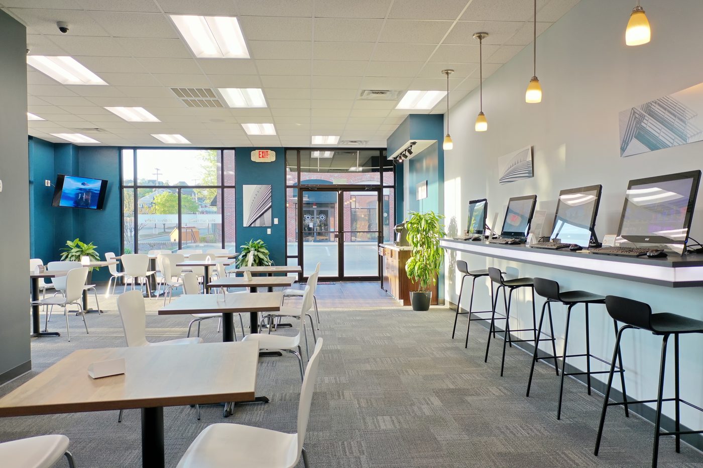 Interior de la oficina