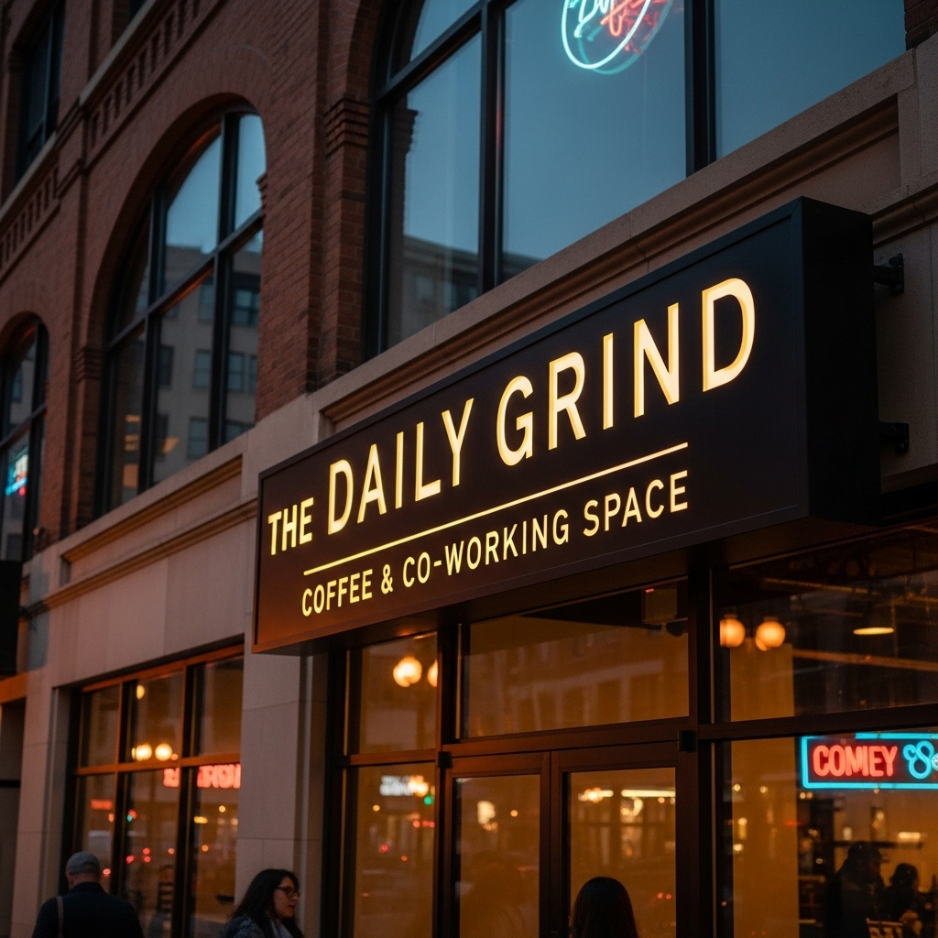 Illuminated Storefront Signs