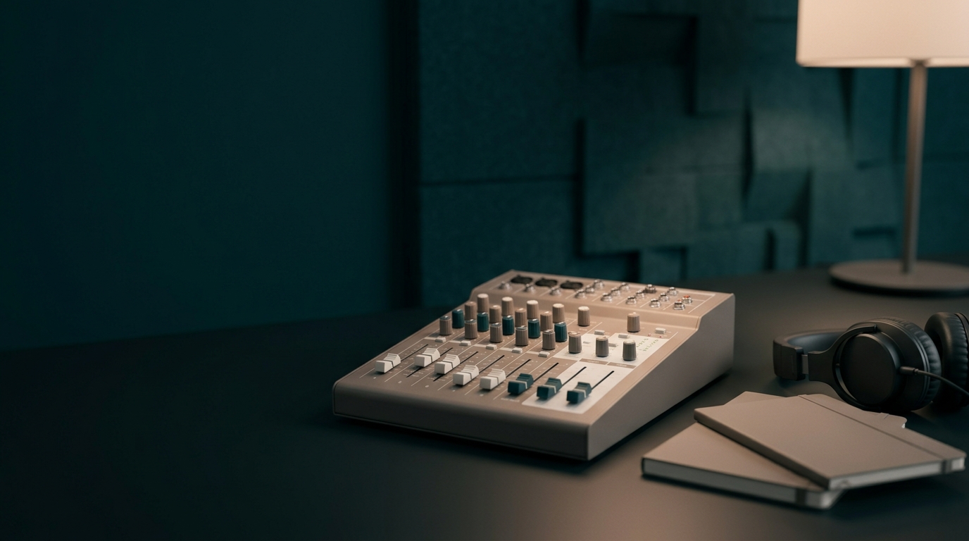 Live event sound reinforcement setup and wireless microphone equipment
