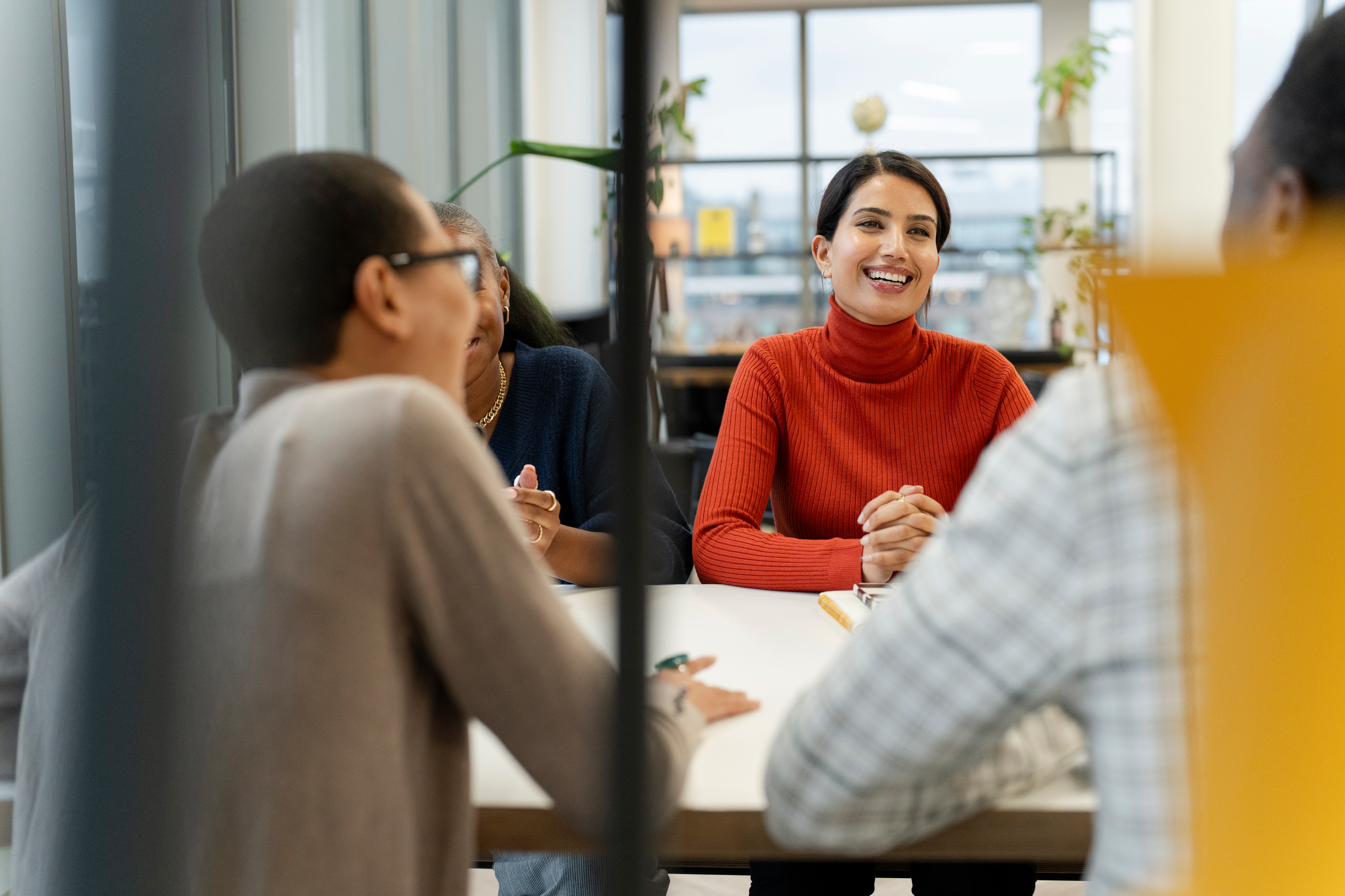 People collaborating at work