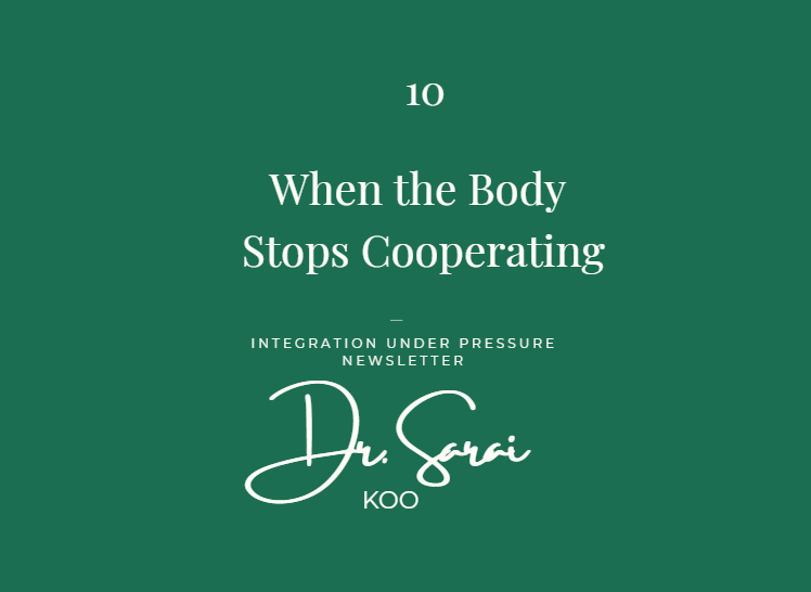 When the Body Stops Cooperating