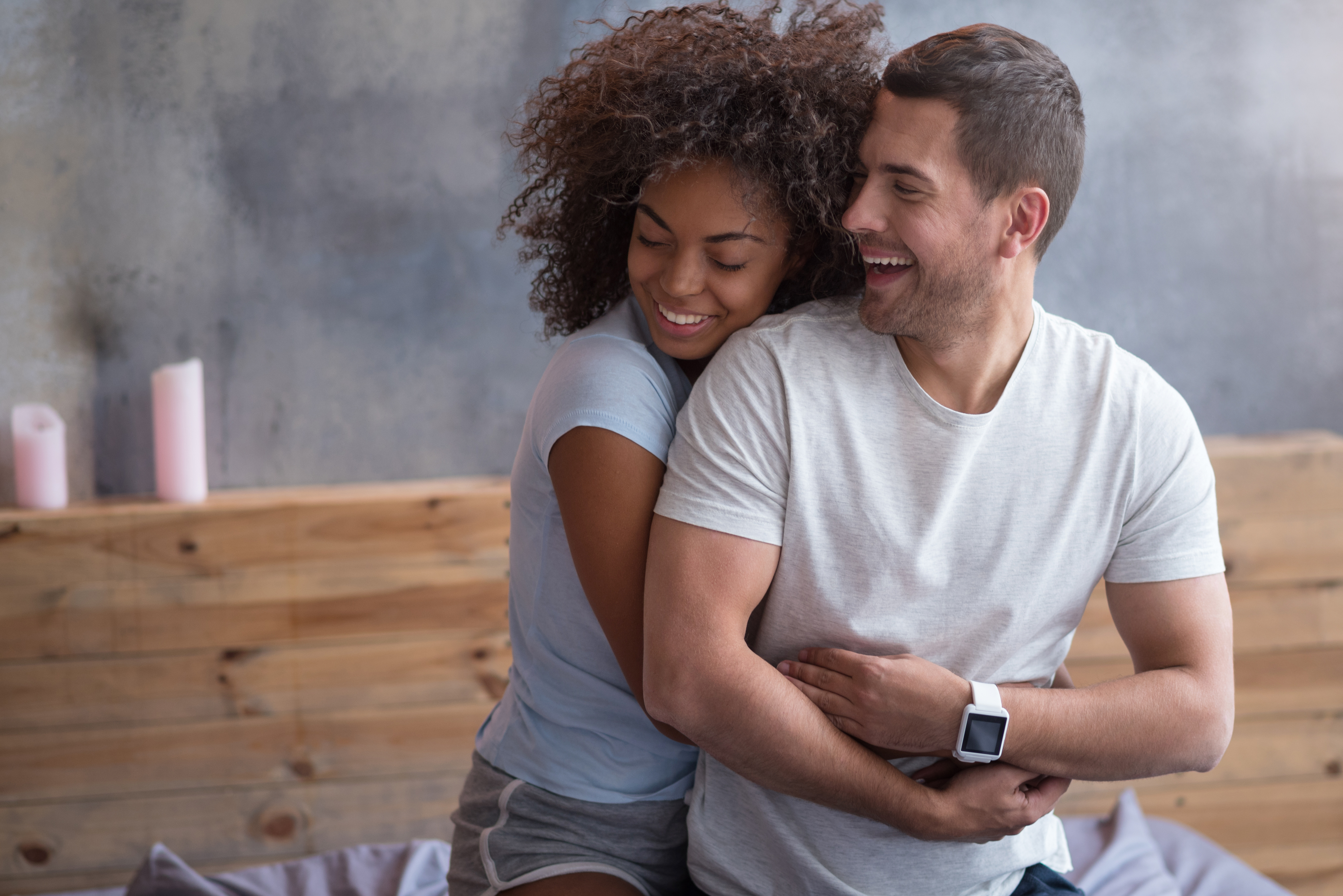 Couple sharing a quiet moment together