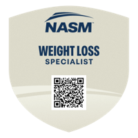 Wellness and fitness certification badge