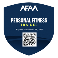 Wellness and fitness certification badge