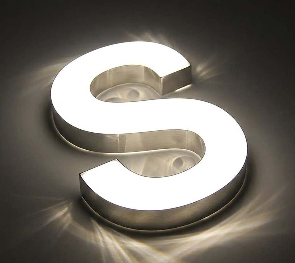 Front lit channel letters