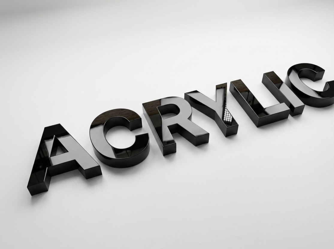 Cut lettering signage