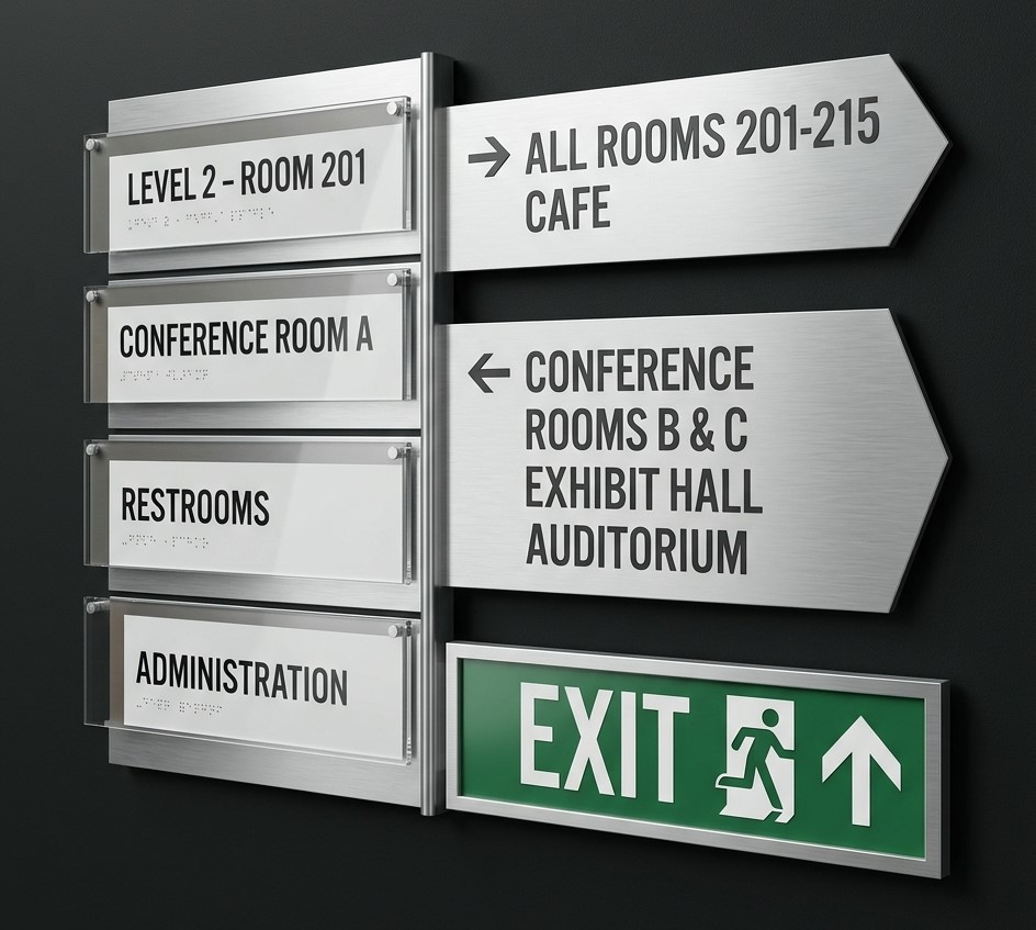 Wayfinding signs