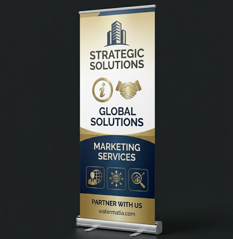 Retractable pull up banners