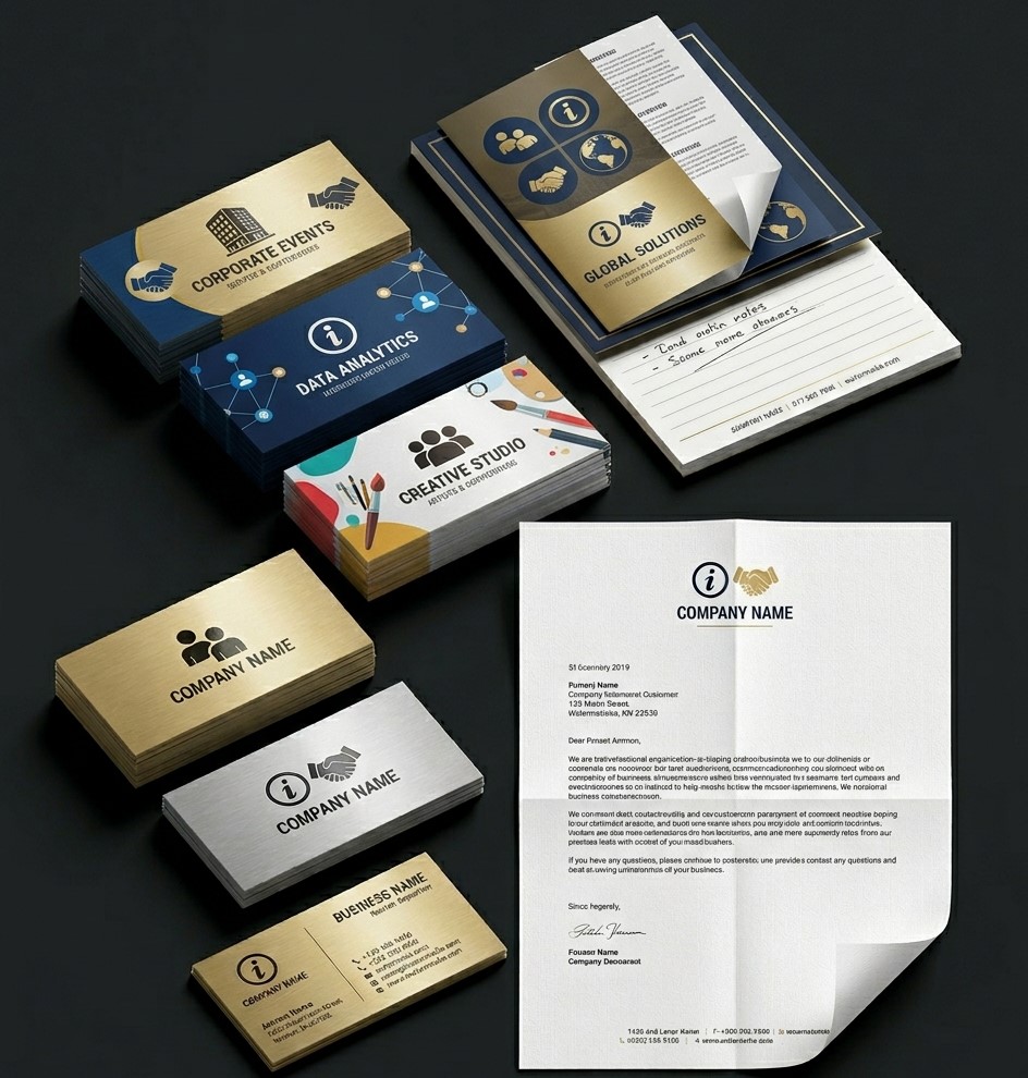 Business cards and stationery