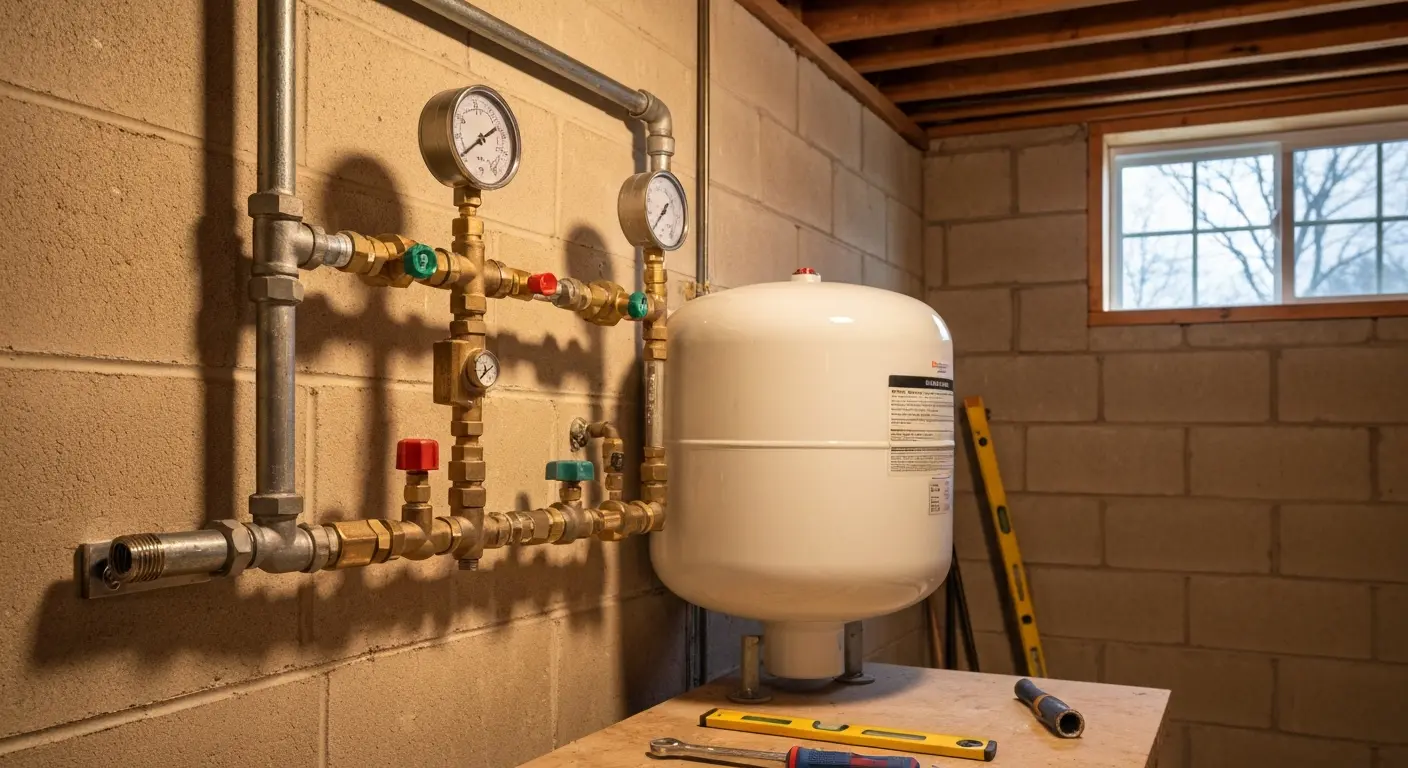 Pressure system install