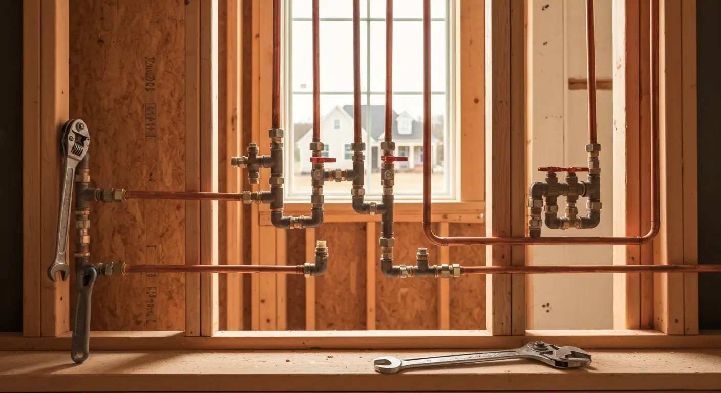 New construction plumbing