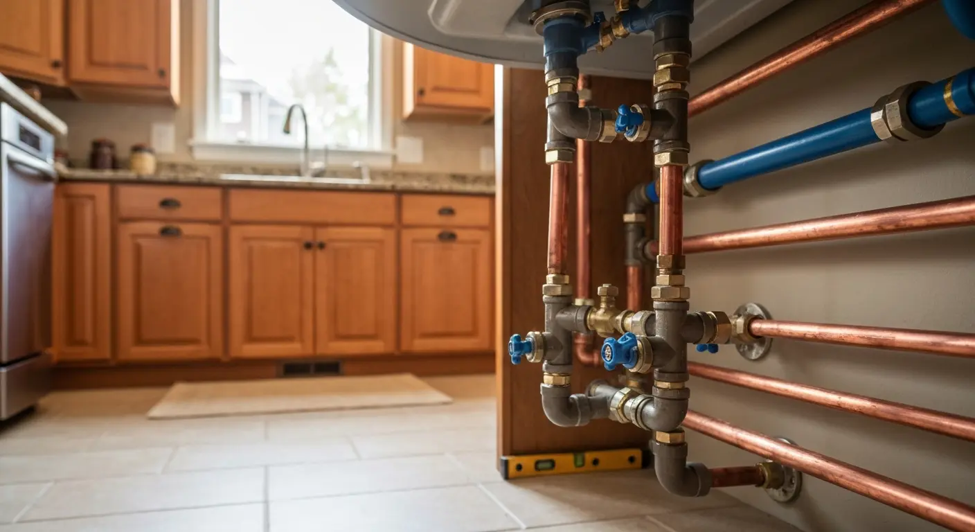 Plumbing repair work