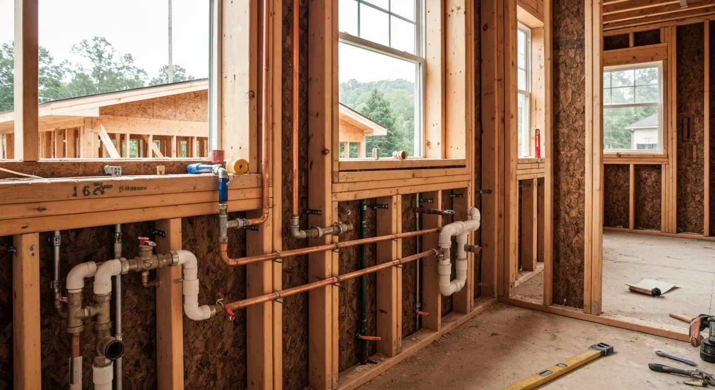 New construction plumbing