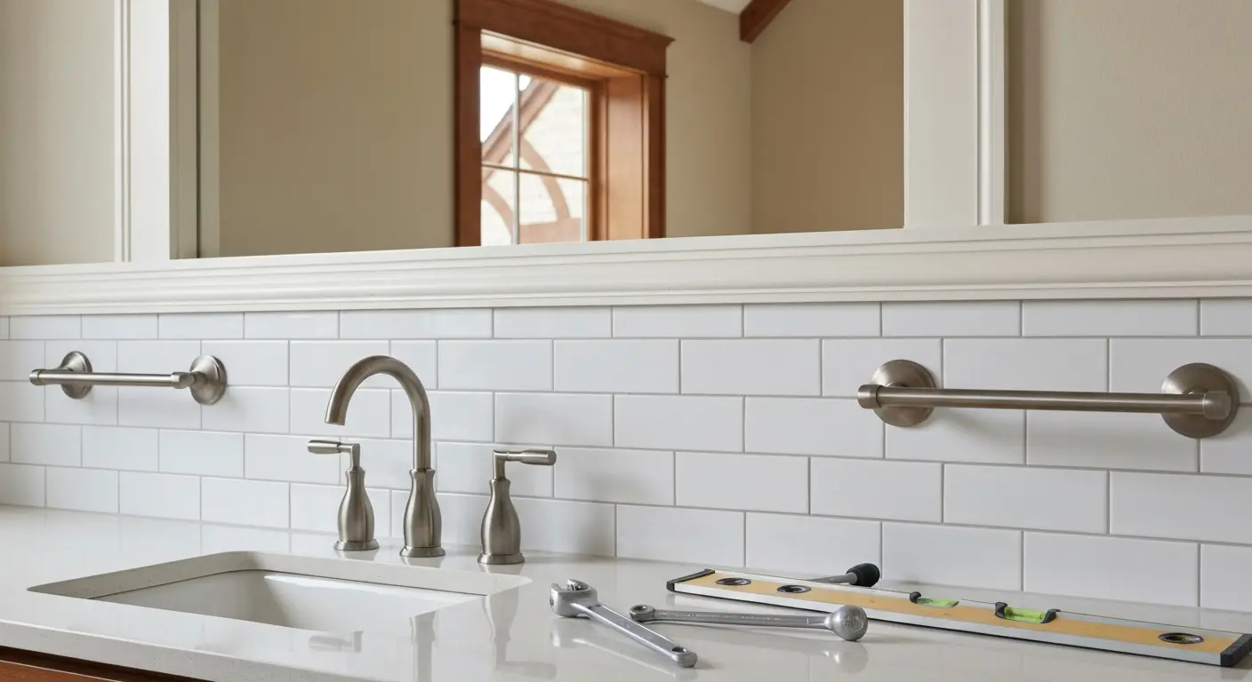 Bathroom fixture installation