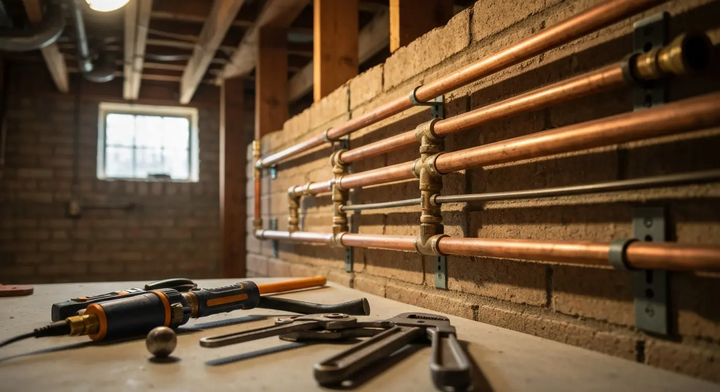 Plumbing repair work