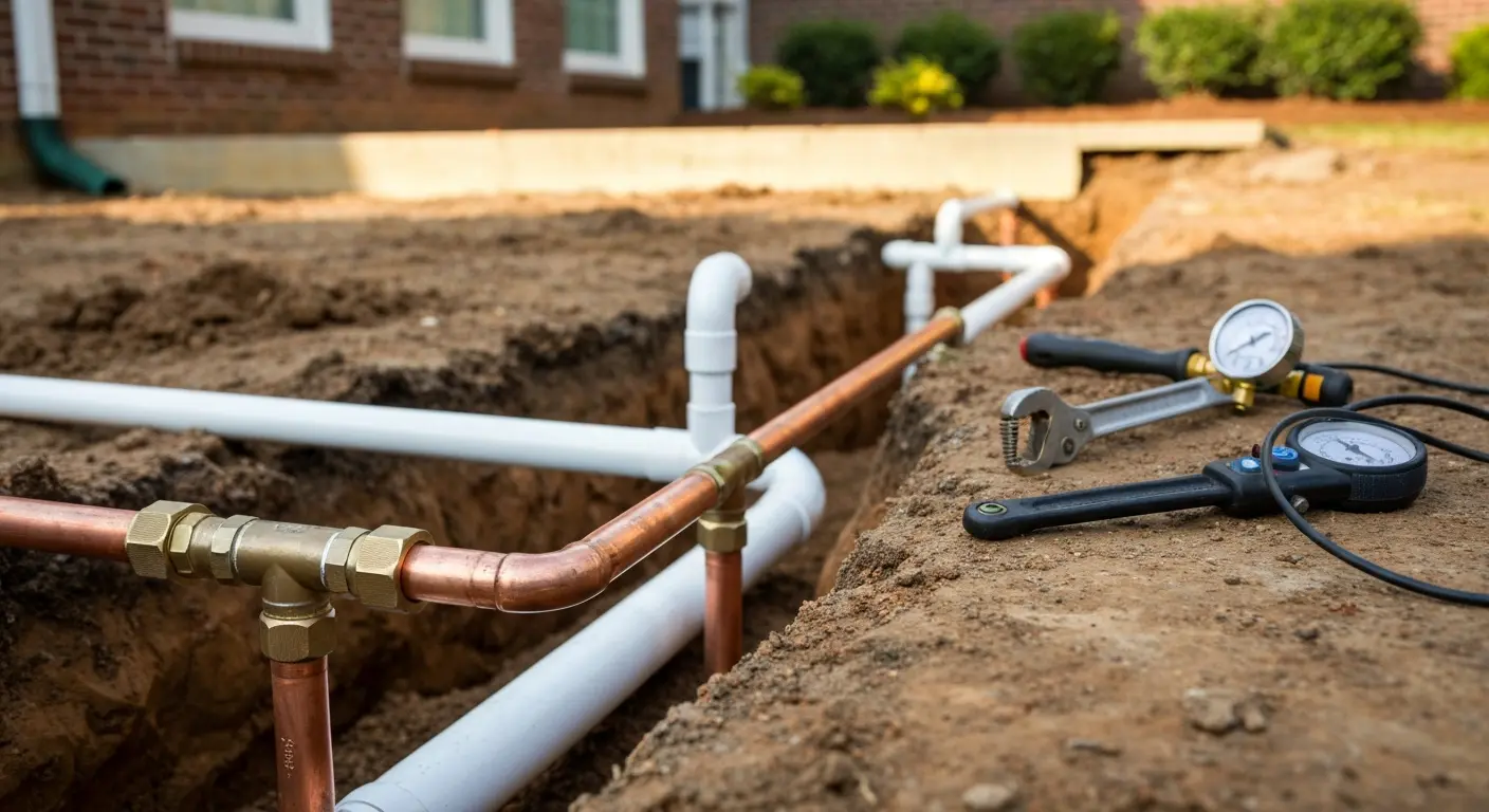 Pipe leak repair in Shelby NC