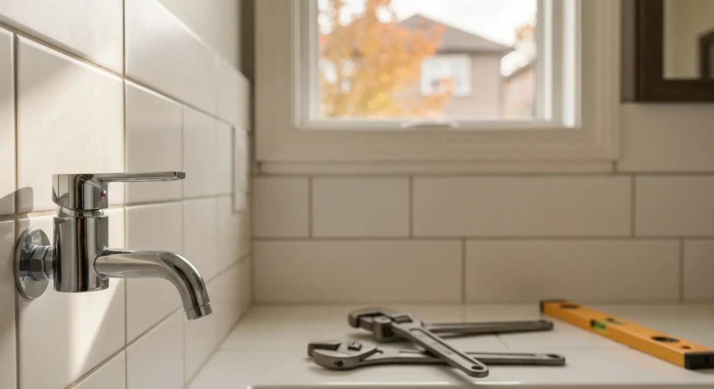 Plumbing fixture installation