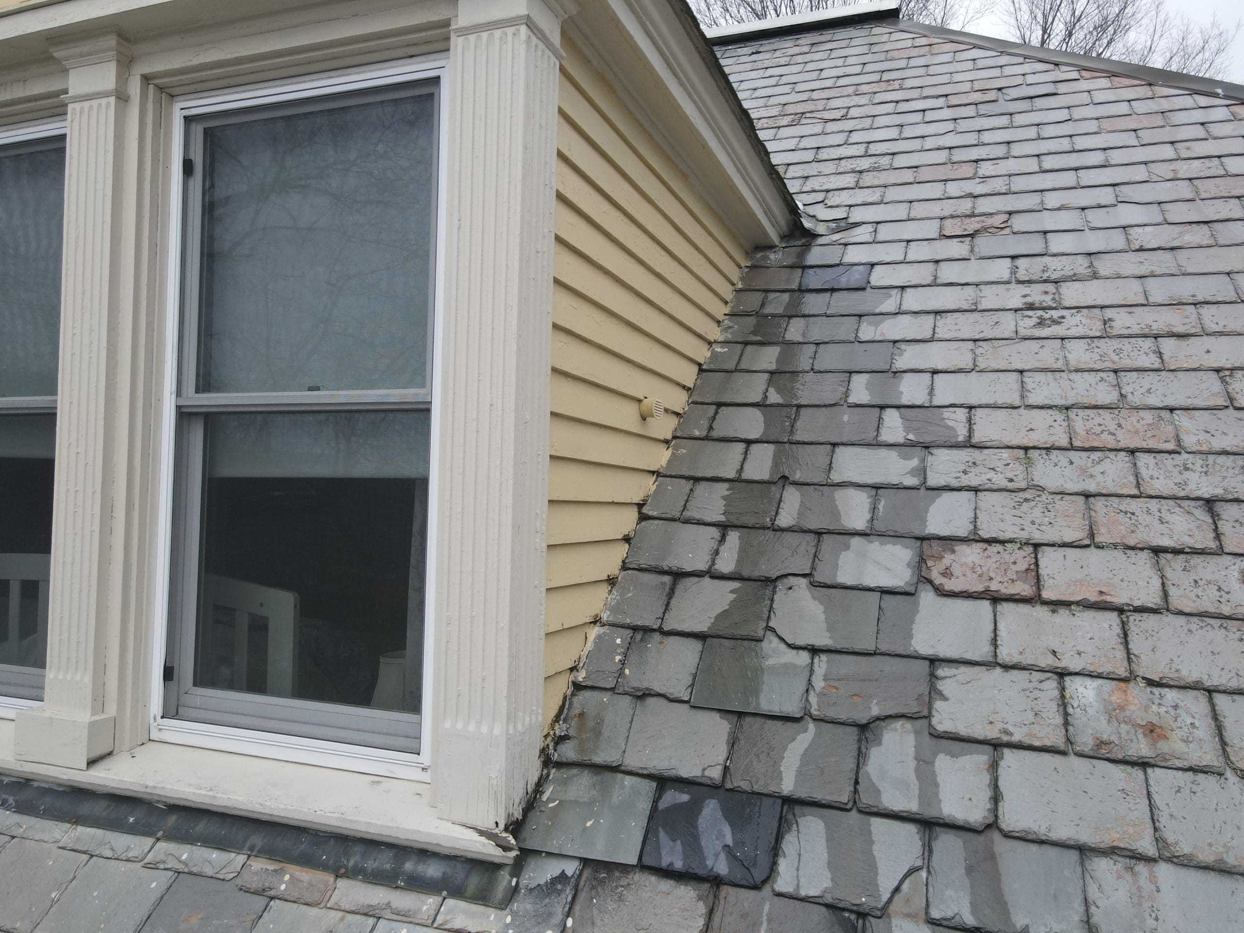 Slate tile installation in Northern Vermont