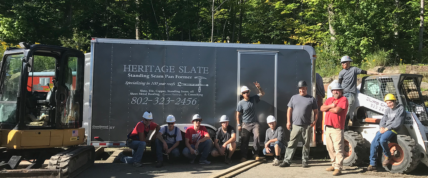 Vermont slate roofing craftsmanship