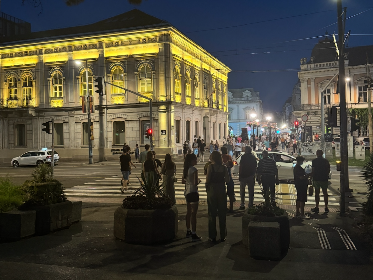 The town near the Italiwalls training workspace in Serbia