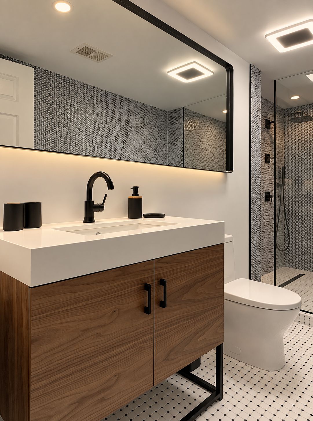 Bathroom remodel — double vanity top and cabinetry