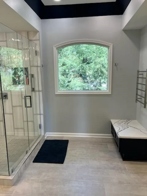 Bathroom remodel — double vanity top and cabinetry