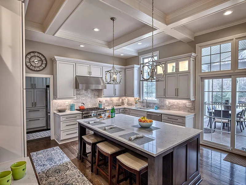 Kitchen remodel — island, cabinetry and countertop