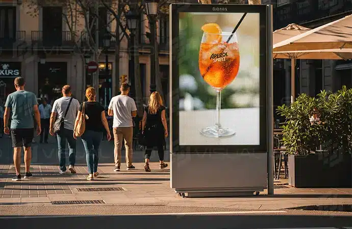 MUPI publicitario LED