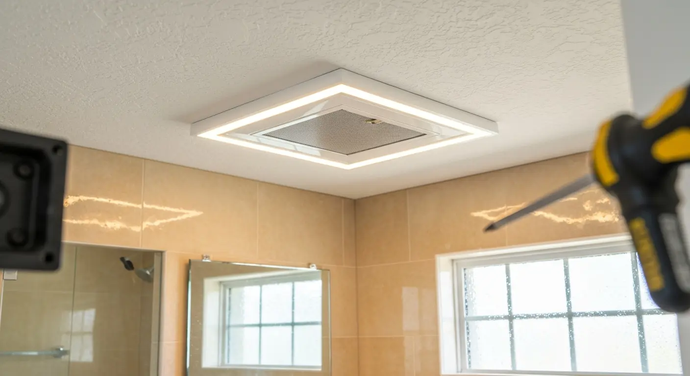 Exhaust fan installation