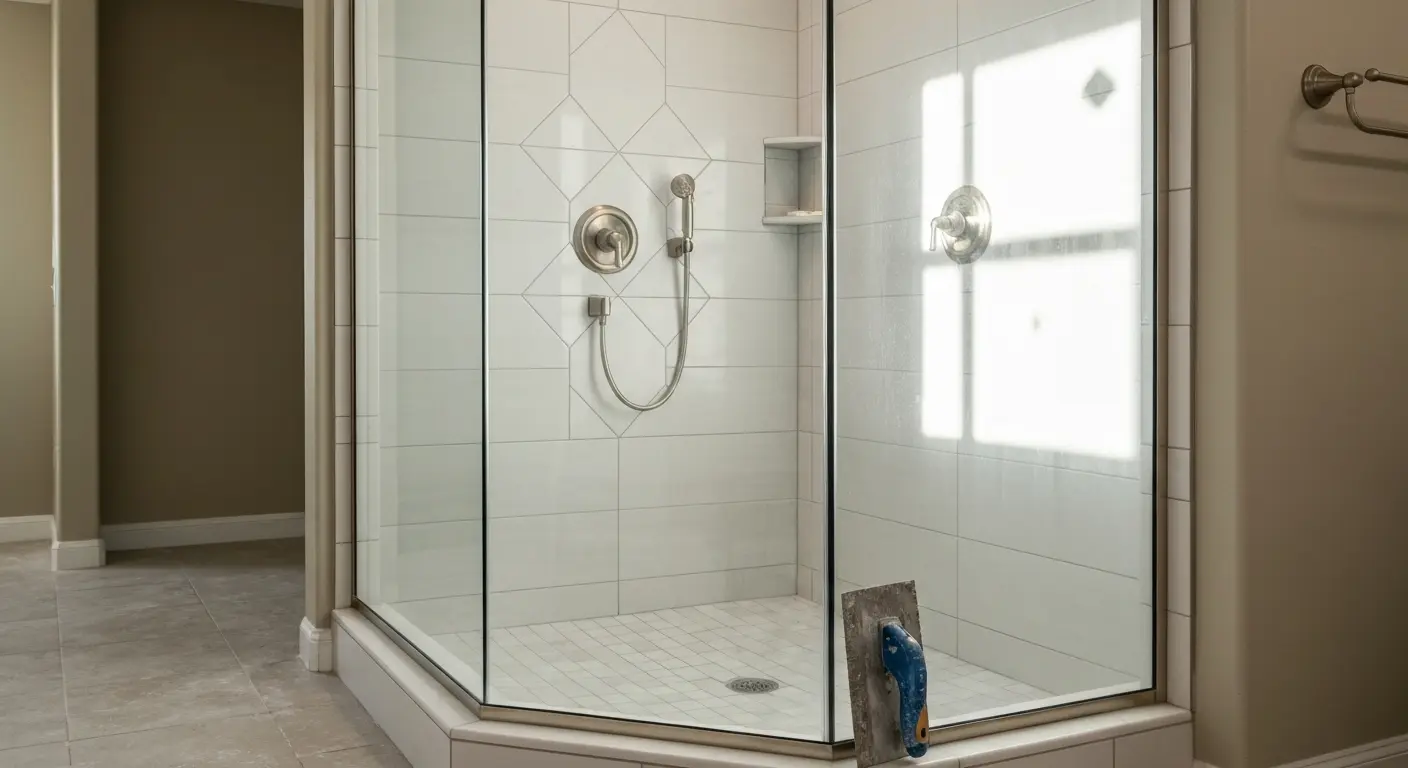 Walk-in shower tile installation Tampa
