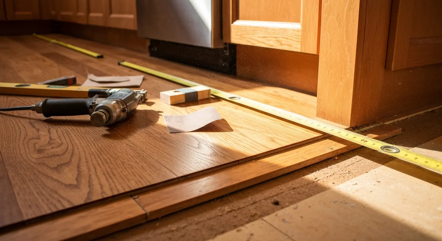 Solid hardwood flooring project