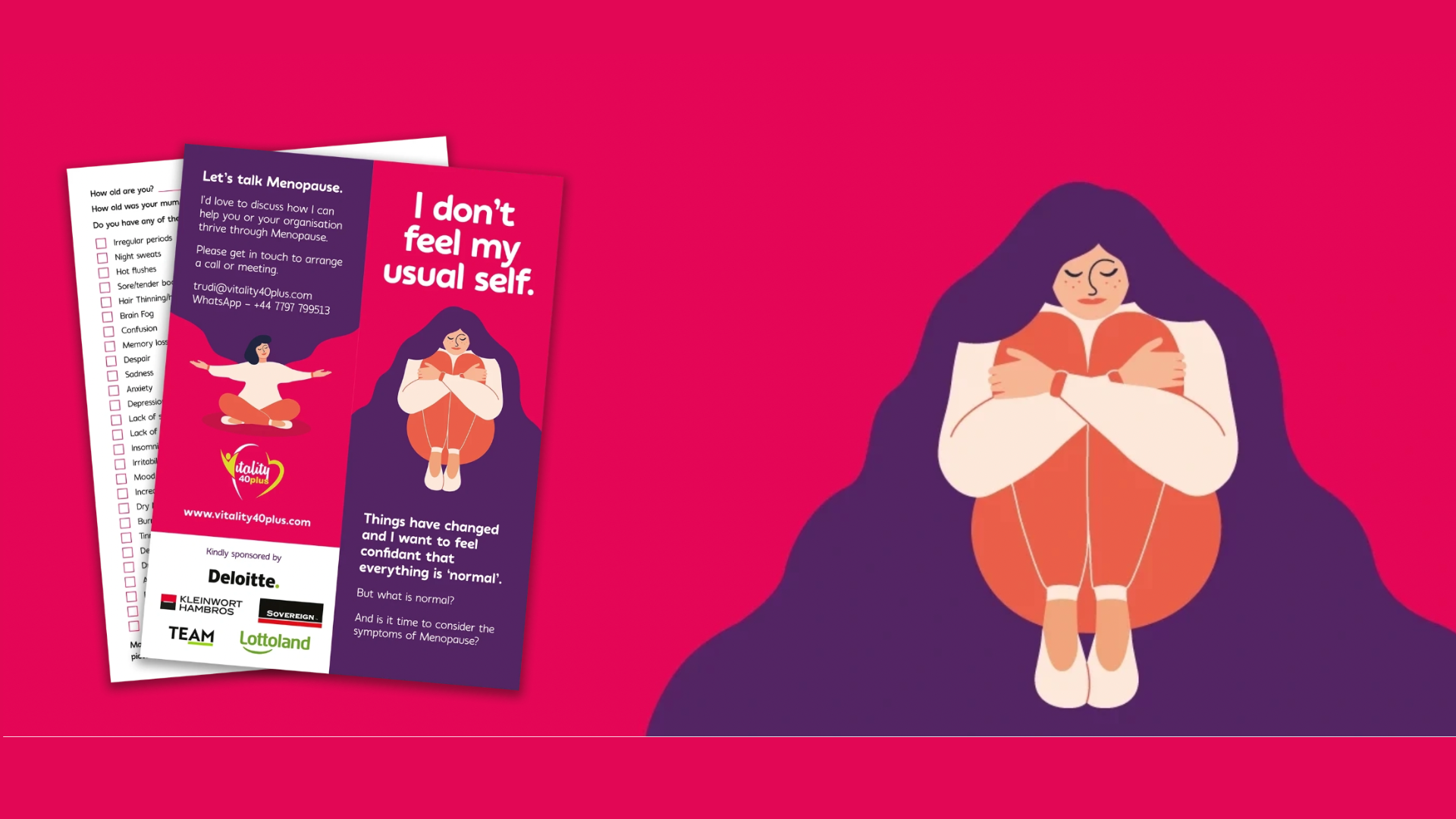 The Bookmark menopause symptom tracker