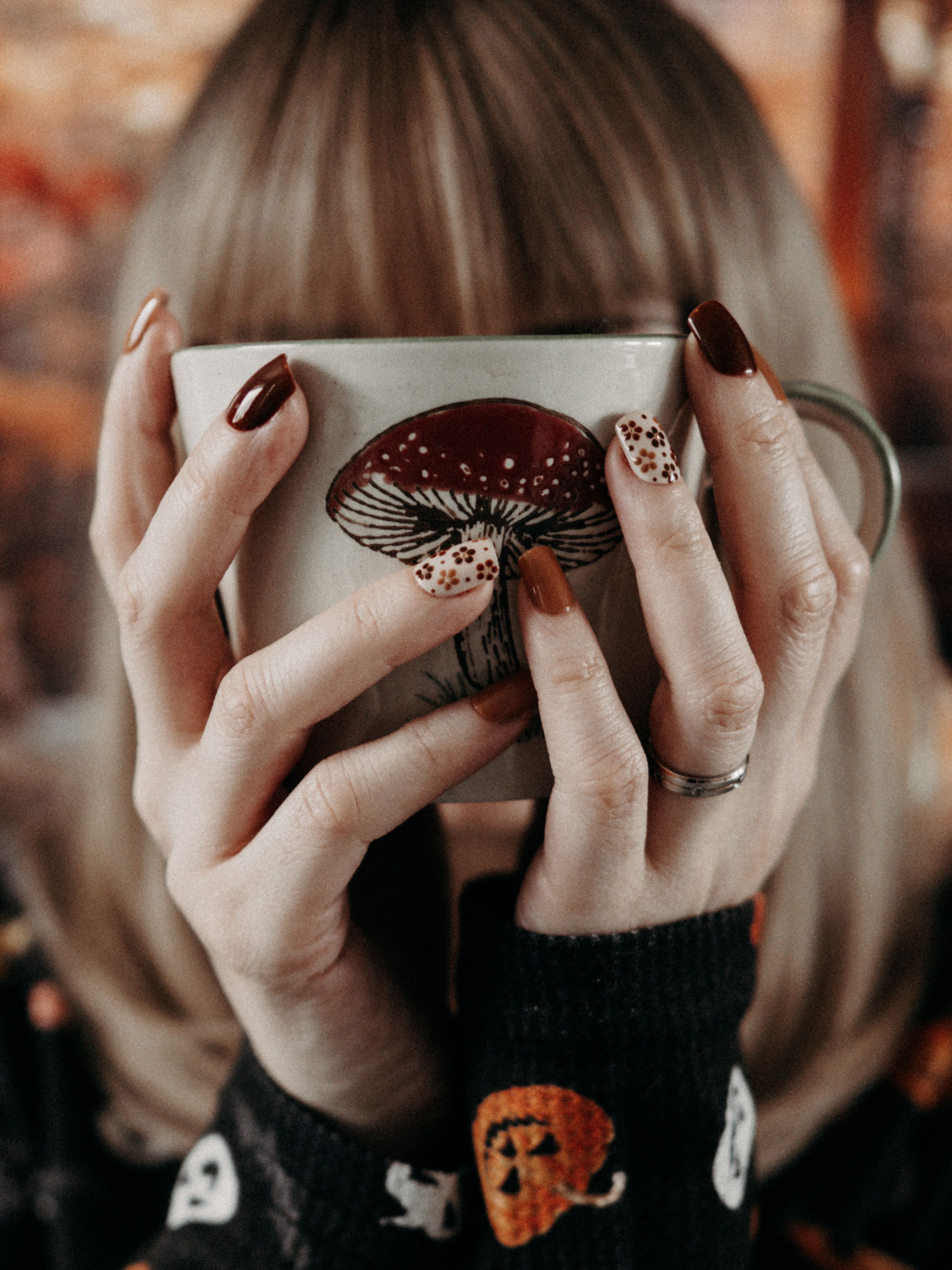 가을 무드 네일