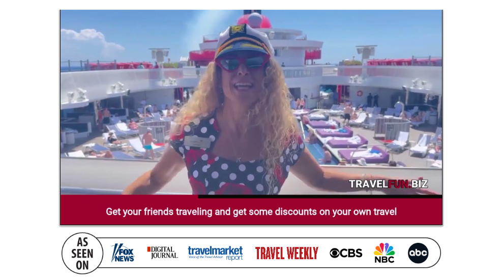 Homepage screenshot of ebook.travelfunbiz.com