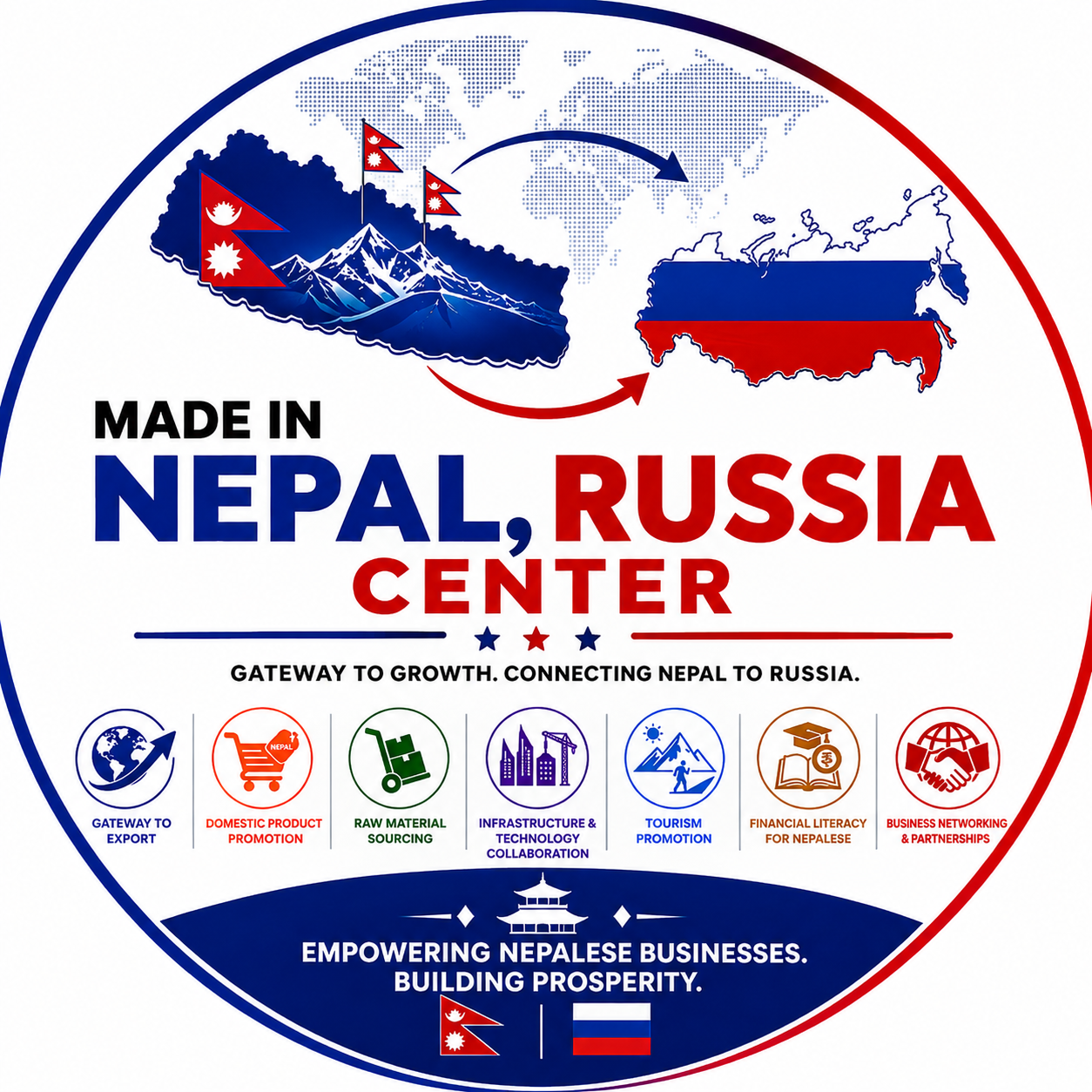 Made in Nepal, Russia Center Logo