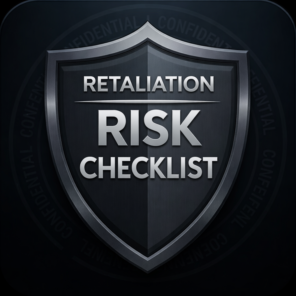 RETALIATION RESK CHECKLIST