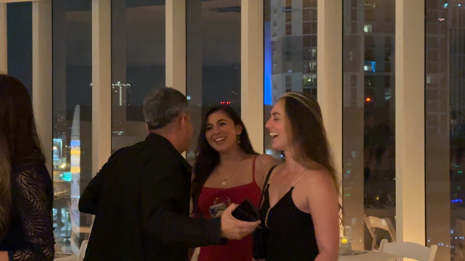 Men networking during Power Hour