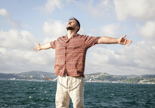 Person feeling hopeful