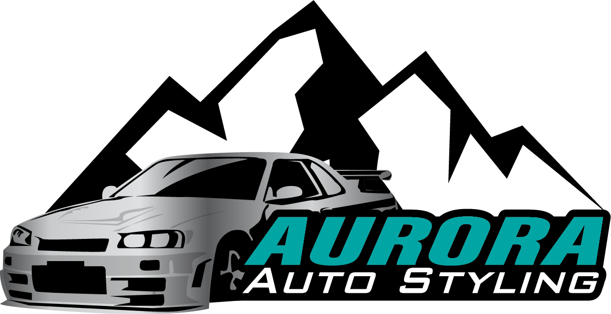 The logo for Aurora Auto Styling in Alaska