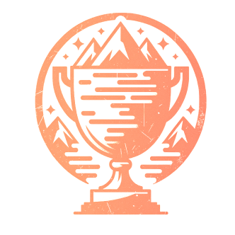 An illustration of a trophy for Rogue's "2023 Best Expertise Award" for Best Alaskan Social Media Marketing Agency