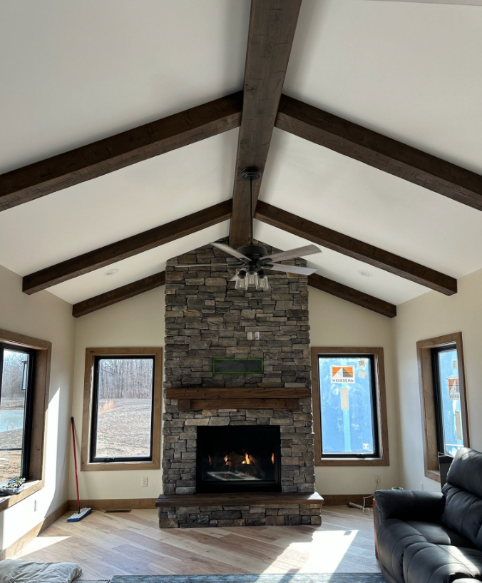 MANTELS & CEDAR BEAMS