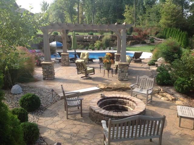 Custom wood pergola installation example 7