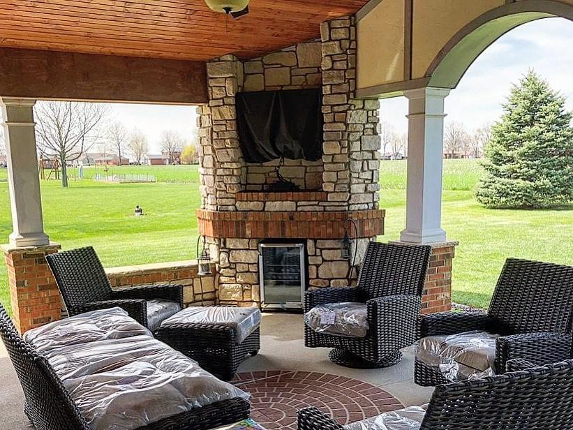 A beautifully installed custom fireplace design showcasing expert craftsmanship 18