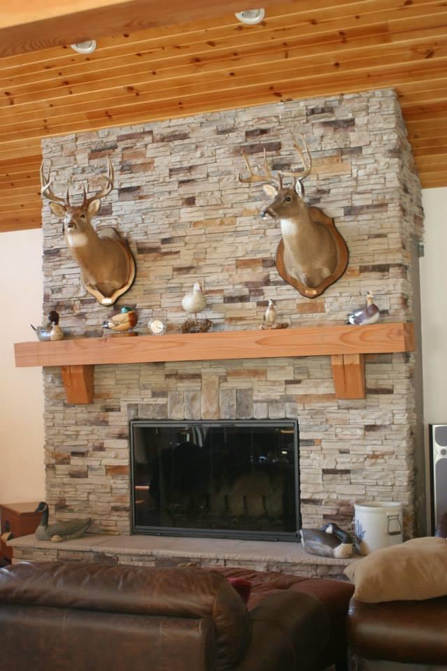 Custom mantel and marble inspiration example 3