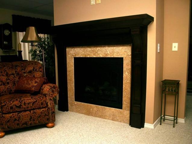 A beautifully installed custom fireplace design showcasing expert craftsmanship 24