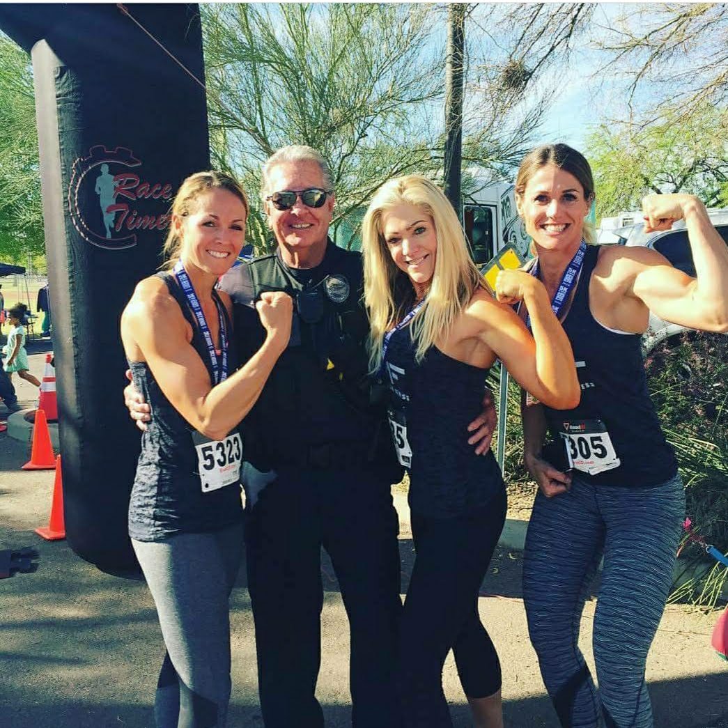 5K For Heroes runners on the course supporting Honor The Fallen